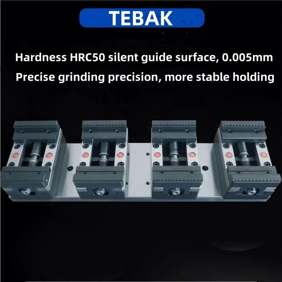 Wholesale Custom Multi Station Machining Center Workbench Vise Grip Rack Bench Vise by Side Fixed Base Quick Clamping Vise