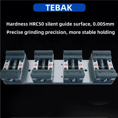 Wholesale Custom Multi Station Machining Center Workbench Vise Grip Rack Bench Vise by Side Fixed Base Quick Clamping Vise