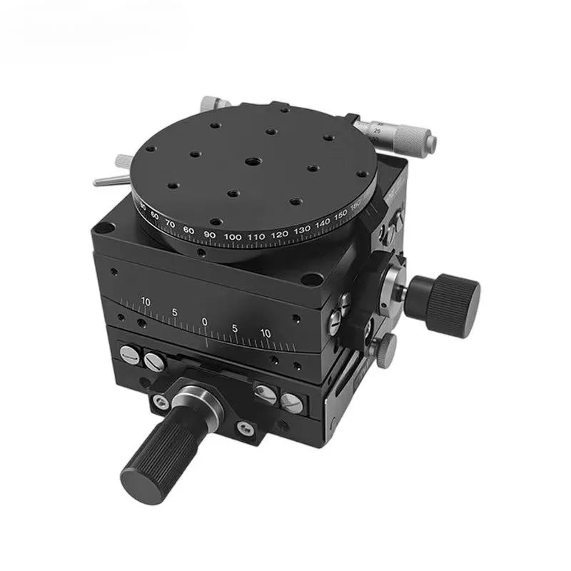 Quality Guarantee XY  Axis Manual Slide Table Trimming Platform Cross Roller Linear Position Stage for Precision Inspection