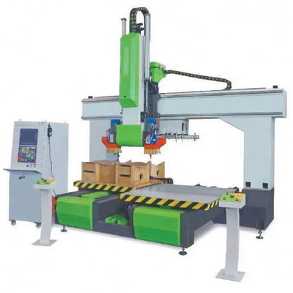 TEBAK CX-16 Heavy Duty Tonsing 5-axis CNC Router Machining Center for Bent Wood Chair Cutting and Drilling