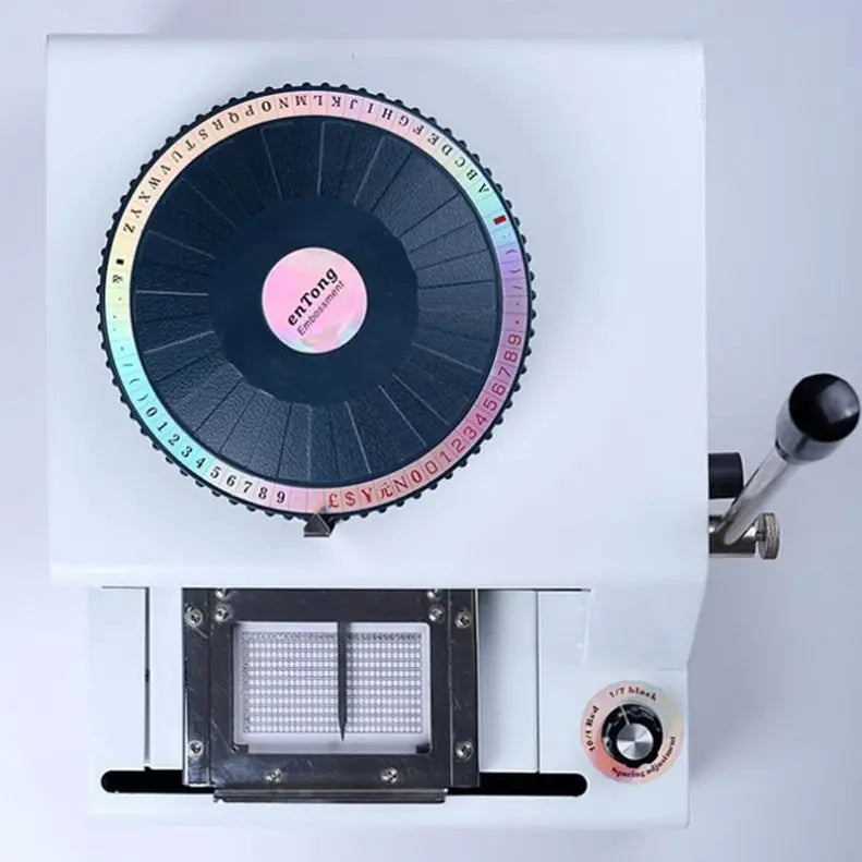 2024 Plastic Card Making Machine PVC Card Embosser /Card Making Embosser Code Embossing Machine