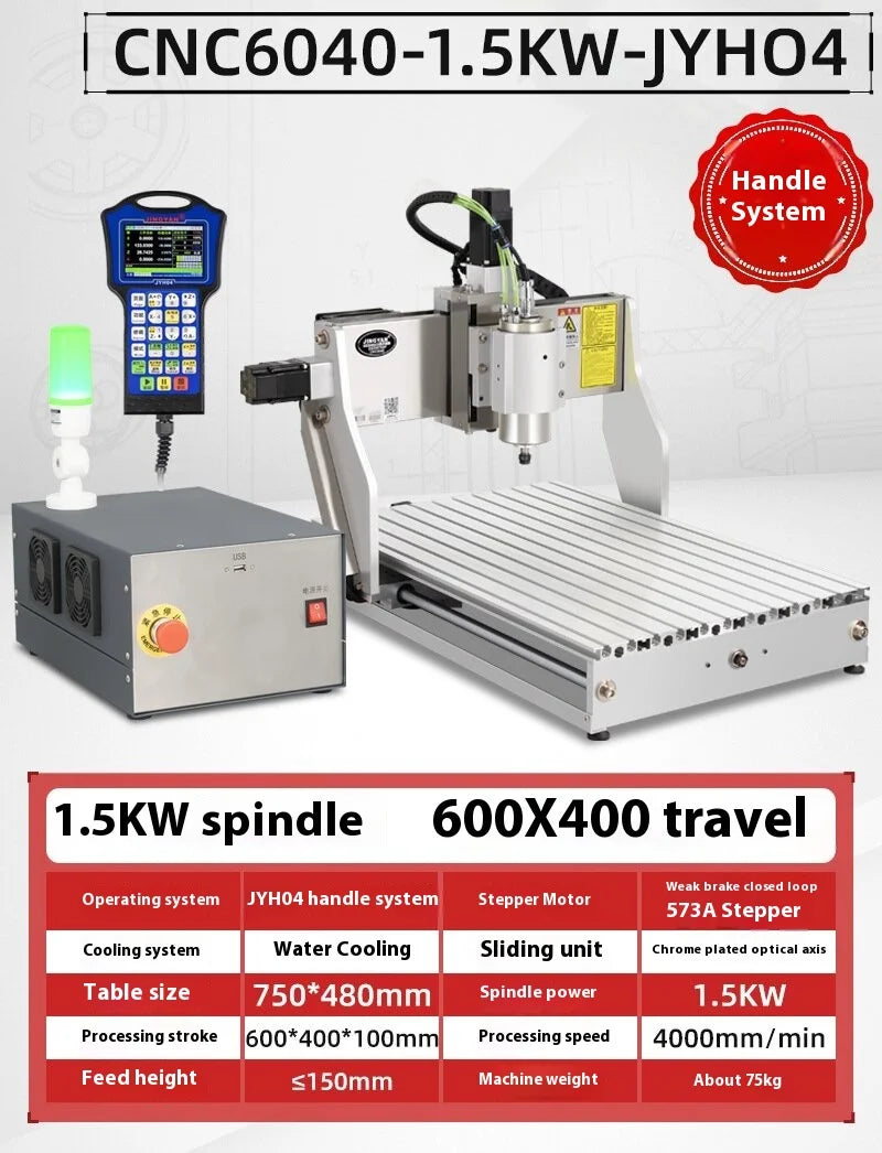 TEBAK JY-04 Wood CNC Router Engraver Industrial Engraving Machine 6040 1.5kw 2.2kw Milling Machine  Industrial Engraving Machine