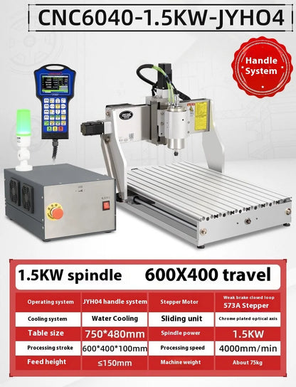 TEBAK JY-04 Wood CNC Router Engraver Industrial Engraving Machine 6040 1.5kw 2.2kw Milling Machine  Industrial Engraving Machine