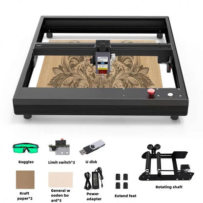 TEBAK 10W 20W Portable Mini 3d Small DIY Laser Engraving Machine Cutting and Engraving Kit for Metal Wood Glass Plastic