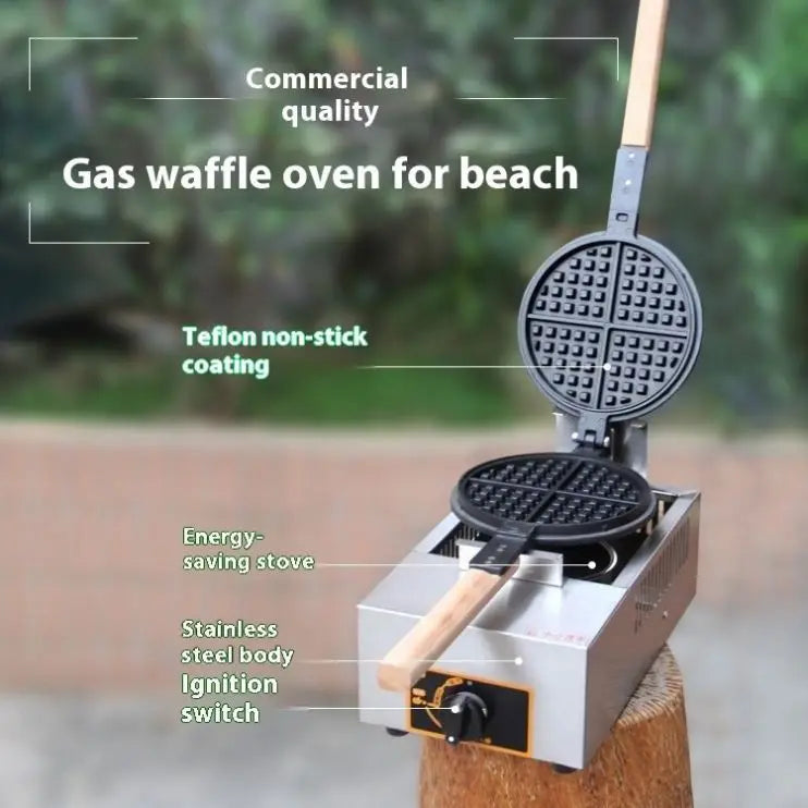 Tebak QQ Egg Puff Maker Home LPG Gas Egg Waffle Machine Commercial Nicht-stick Waffle Machine Kitchen Equipment Tebak QQ Egg Puf