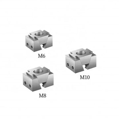 Smooth Jaws Precision M6 M8 M10 M12 M14 M16 OK Vise Wedge Clamping element MINI OK Vise Wedge Clamps Precision Modular Single