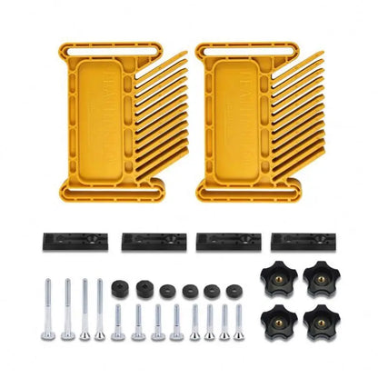 TEBAK W-50 2pcs Woodworking Plastic Miter Gauge Tools Feather Boards for Router Table Saw and Cutting