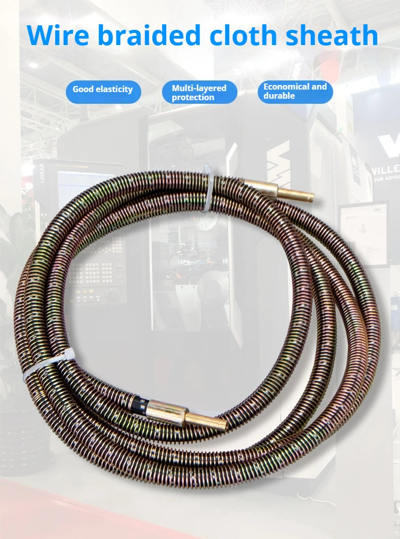 Outer Cloth Sheathed Hose Condition Hydraulic Hose Fittings Outer Steel Wire Braided Spring Cloth Sheathed