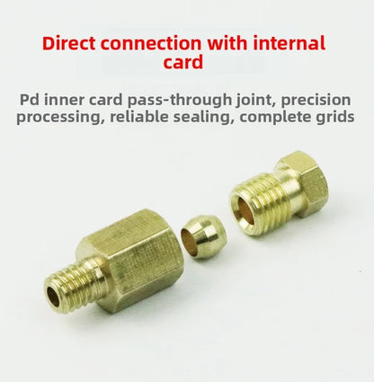 OEM Slider Tubing Connector Oil Distributor Hydraulic Hose Fitting Copper Brass Nozzle Hydraulic Quick Coupler Hydraulic Parts
