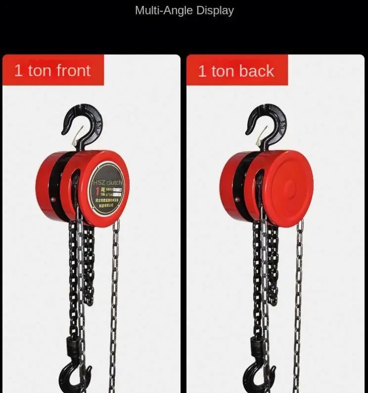 1-20 Ton Hand Chain Hoist Factory Wholesale Online Chain Hoist Hand Operated Chain Block