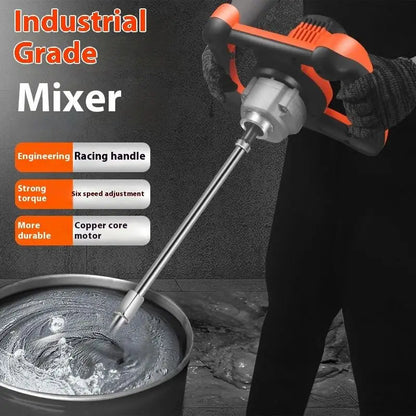 TEBAK High Power Customizable Industrial-Grade Industrial Hand-held Steering Wheel Electric Mixer Liquid Agitator Blender