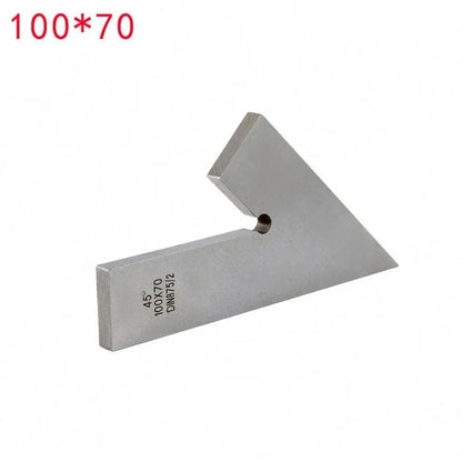 Stainless Steel  45 Degree Square Angle Square  120*80 Engineering Square Measuring Tool