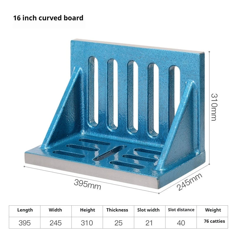 High-precision 90-degree Right-angle Ruler Plate Machine Tool for Positioning Curved Plates