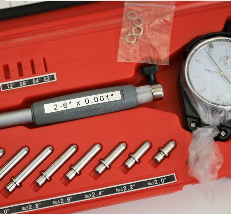TEBAK 18-35mm 0.01mm Dial Indicator Dial Bore Gauge Hole Diameter Dial Indicator Bore Gauge
