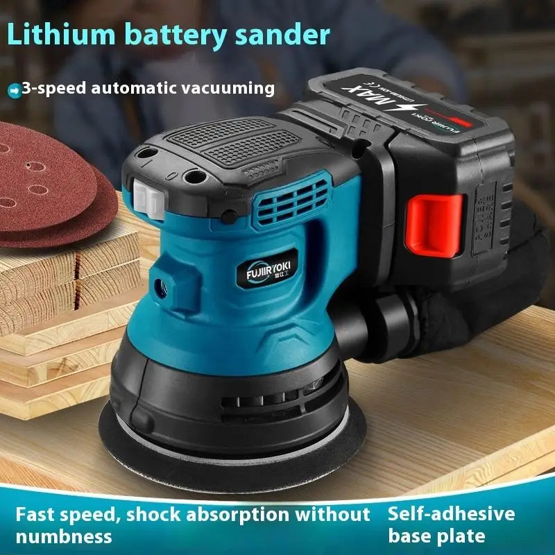 Powerful 125mm Electric Sanding Machine Random Track Sand Plate Polisher Tool