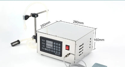 TEBAK SY-GFK280 Semi-Automatic Digital Control Electric Filler Small Beverage Milk Liquid Bottle Filling Machine