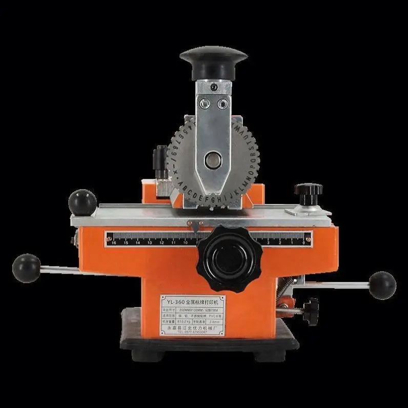 TEBAK High Quality Multi-function Metal Marking Machine Name Plate Printer and Manual Marking Machine Engraving Machine