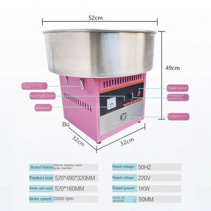 Automatic Cheap Commercial Electric Cotton Candy Machine Electric Commercial Floss Cotton Candy Machine
