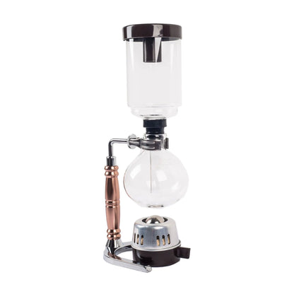 Professional Modern Consumer Cold Brew Coffee Maker Glass Tabletop Syphon Coffee Maker with Alcohol Burner Vacuum Coffee Maker