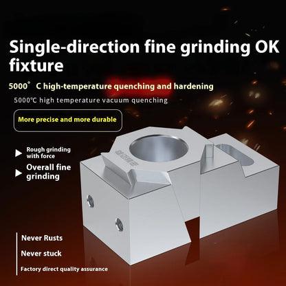 Cnc Single-Sided Ok Clamp Precision Fixture Multi-Station Pneumatic Machining Center Fixed Milling Machine Accessory Suitable