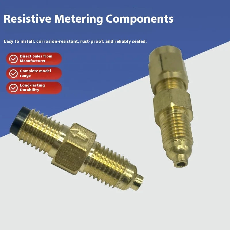 DPC Road Oil Flow Restriction Valve Proportional Hardware Joint Complete Specifications Lubrication Metering Piece Pipe Fittings