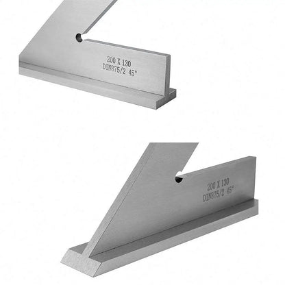 Stainless Steel  45 Degree Square Angle Square  120*80 Engineering Square Measuring Tool