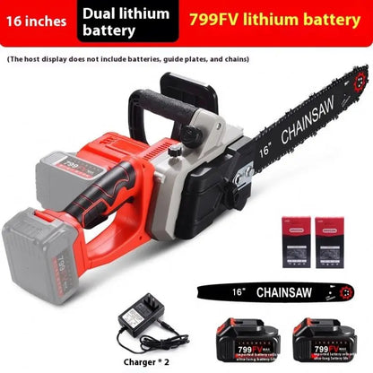 16inch High Power Hand-held Electric Chainsaw Power Tools Cordless Chainsaw for Cutting Woods