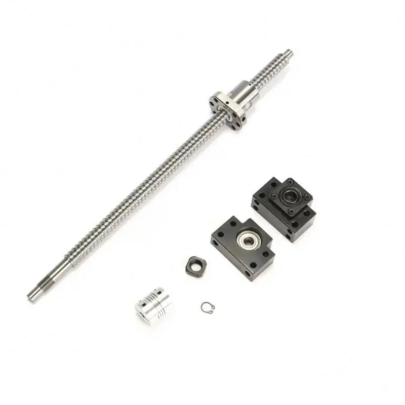 TEBAK D-05 SFU2005 Ball Screw CNC Machine Parts Rotating Nut Ballscrews Supports Bearing Blocks SFU1605 Full Set Cnc Machine