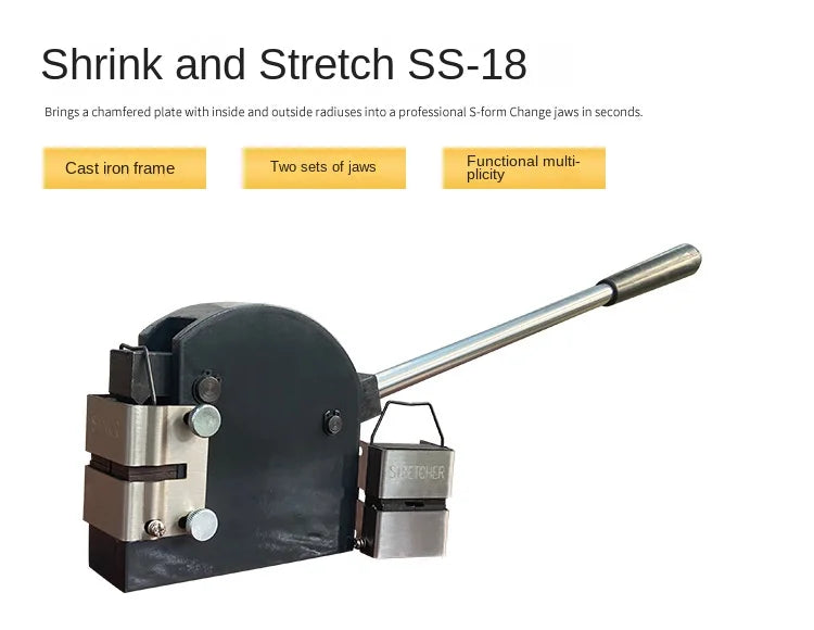 Professional Manufacturer 18 Gague Mild Steel SS-18 Bench Type Shrinker Stretcher, Restoration Tools with Fast Delivery