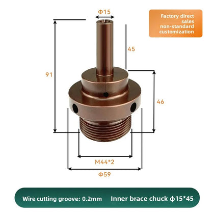 The Rear Pull-type Sleeve of the Internal Clamping Chuck for the Inner Support Head of the CNC Lathe