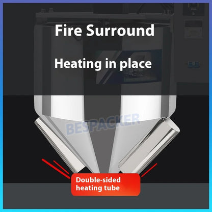 TEBAK G2WLD-1000HM Double Head Heating Pneumatic Paste Viscous Sauce Honey Machine for Beverages Chemicals Filling Machine