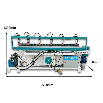 A TEBAK High Accuracy Pneumatic MXZ506A Woodworking Horizontal Multi Axis Spindles Drilling and Milling Machine