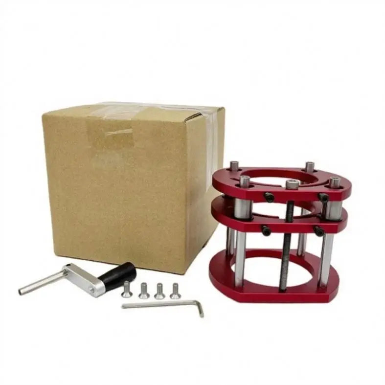 TEBAK Woodworking Router Lift 65mm Diameter Motors Router Table Wood Milling Lifting Plunge Base for Trimmer Engraving Machine