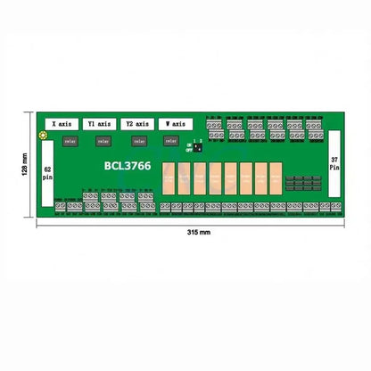 ANDUUK Control mainboard CNC FSCUT2000 Fiber Laser Cutting Control System BCL3766 Original IO Adapter Board