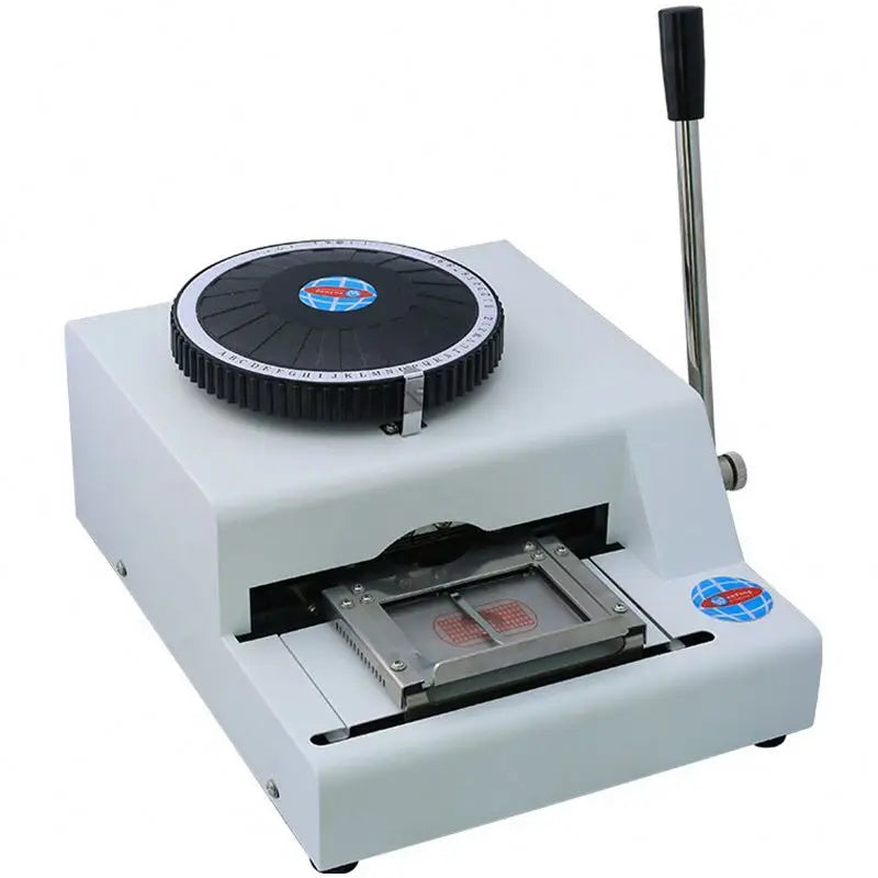 2024 Plastic Card Making Machine PVC Card Embosser /Card Making Embosser Code Embossing Machine