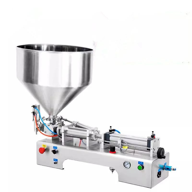 TEBAK Semi Auto Cream Bean Paste Ointment Volumetric Liquid Honey Sugar Piston Filler Pump Filling Machine for Thick Liquid
