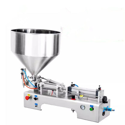 TEBAK Semi Auto Cream Bean Paste Ointment Volumetric Liquid Honey Sugar Piston Filler Pump Filling Machine for Thick Liquid