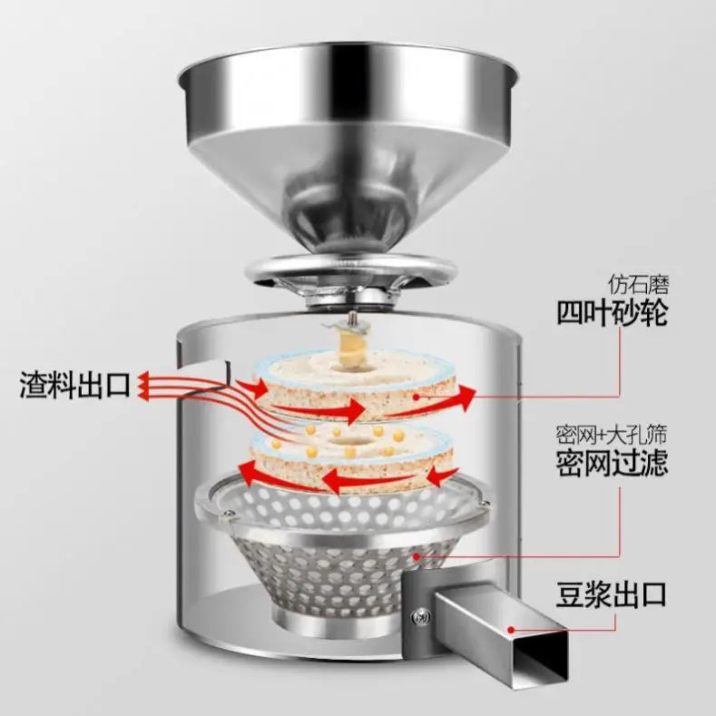 TEBAK Almond Paste Grinding Production Maker Equipment Colloid Mill Almond Butter Machine
