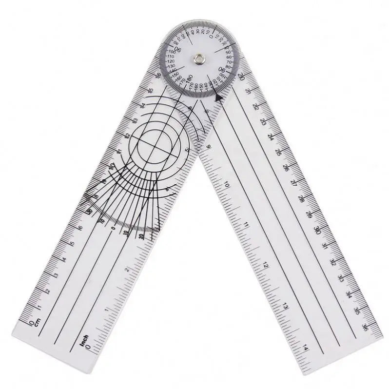 TEBAK 6 Inch Plastic Medical Ruler Goniometer Custom logo