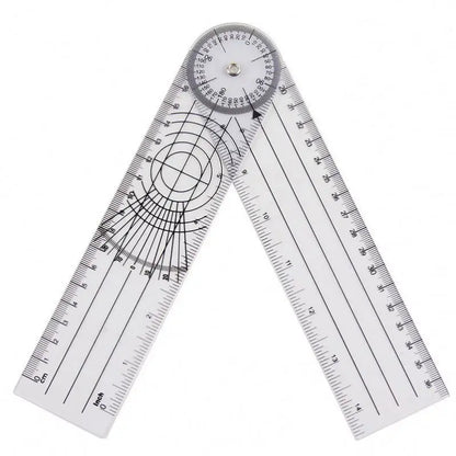 TEBAK 6 Inch Plastic Medical Ruler Goniometer Custom logo