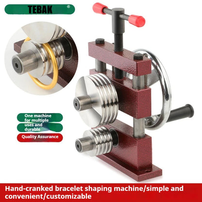 Anduuk Manual Bracelet Shaping Machine Gold Silver Metal Jewelry  Bending Equipment for Processing Rings  Bracelets  Earrings