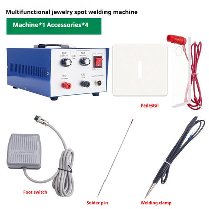 ANDUUK Jewelry Spot Welding Machine 20A Circle Ring Equipment Jewelry Repair Collision Welding Machine
