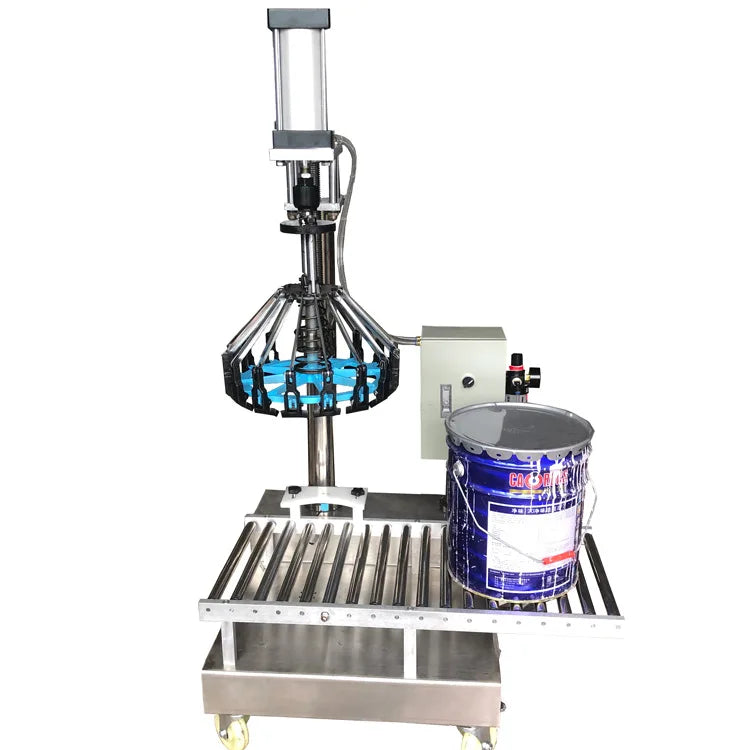 XSH-17 TEBAK Industrial Viscous Liquid Automatic Car Wall Putty Paste Oil Paint Bucket Tank Filling Machine