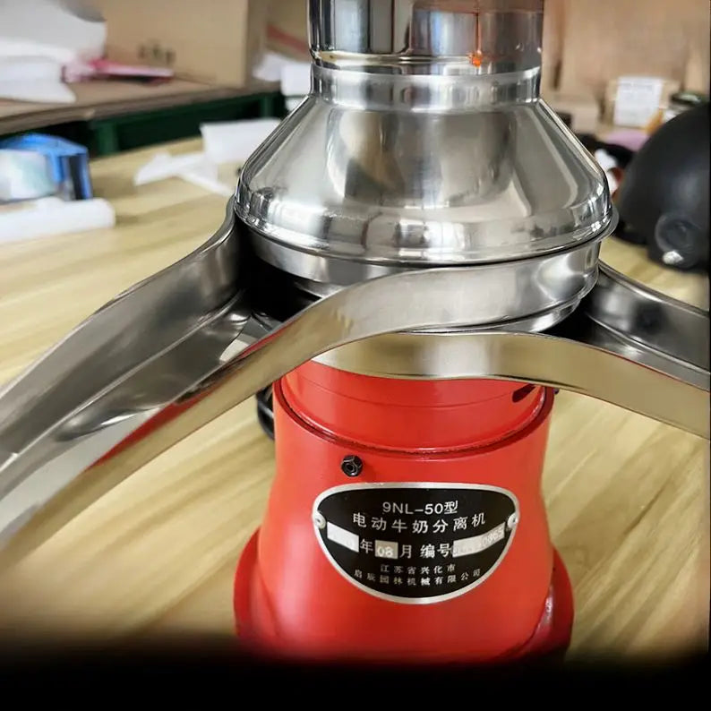 TEBAK Milk Cream Electric Centrifugal Separator 80/100 L/H Electric Milk Fat Centrifugal Separating Machine for Dairy Equipment