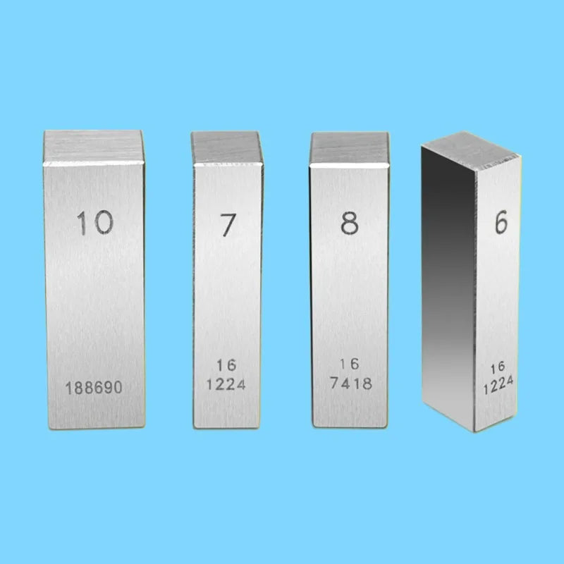 Standard blocks caliper micrometer calibration blocks Turning Tool 10 Pieces Angle Block Precision Angle Block Gauge 0 grade
