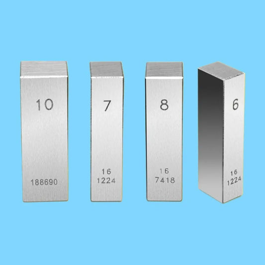 Standard blocks caliper micrometer calibration blocks Turning Tool 10 Pieces Angle Block Precision Angle Block Gauge 0 grade