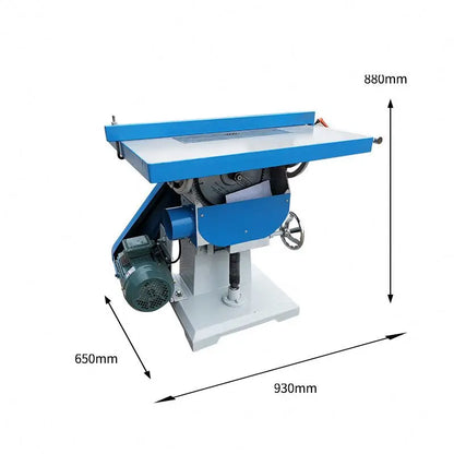 A TEBAK Automatic Woodworking Electric Circular Saw Machine Disc Cutting Grooving Circular Swing Angle 45 Degree Tilting Table Saw