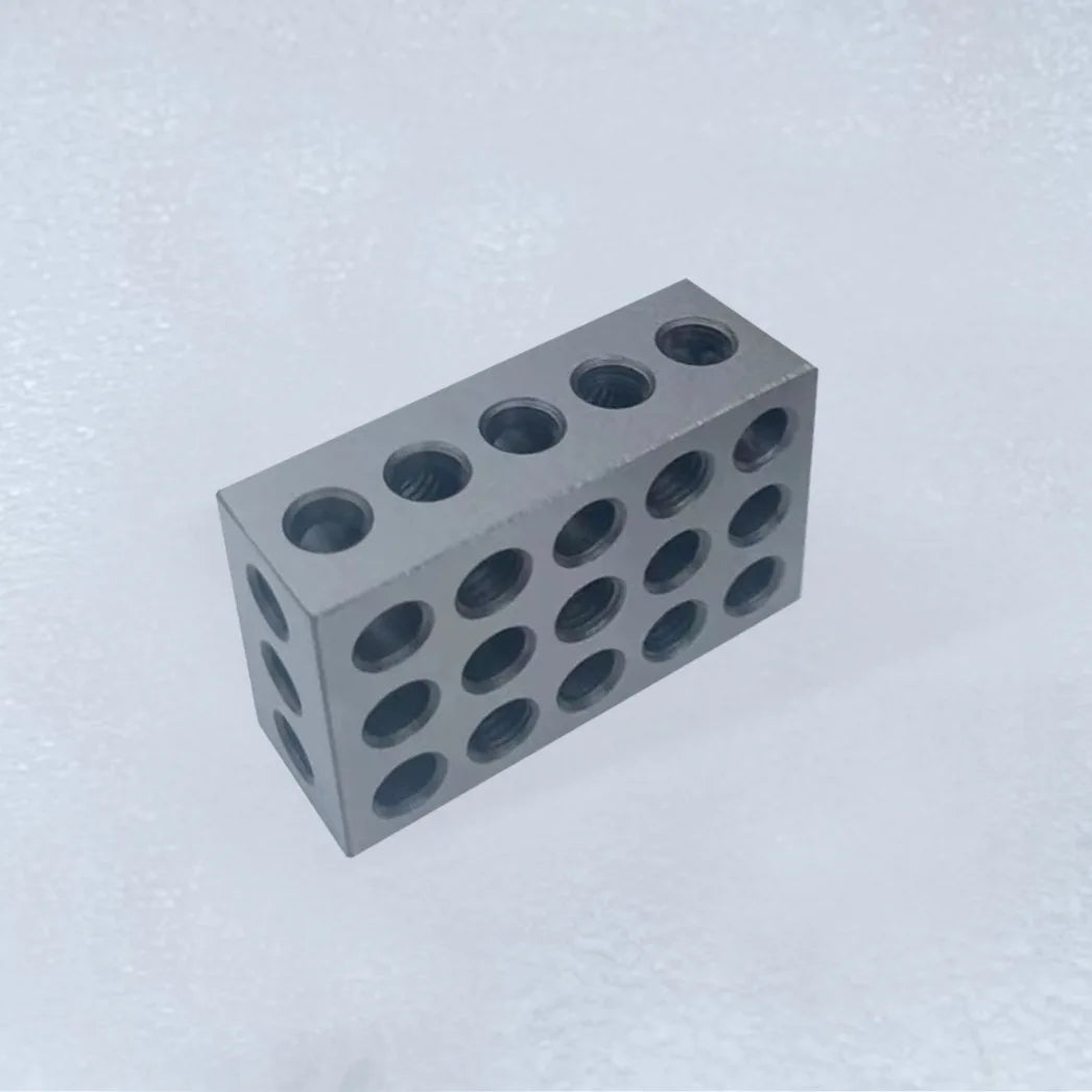 Ultra Precision 2-4-6 Machinist Block Set 1 Pair 23 Holes 50*100*15 Size 0.0002\" High-Precision Matched for Milling Machine