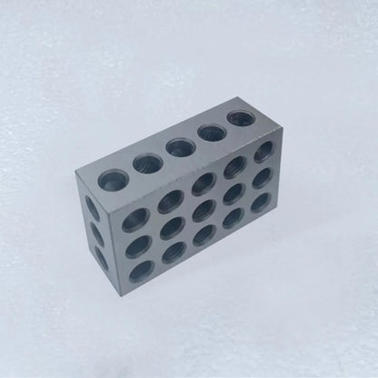 Ultra Precision 2-4-6 Machinist Block Set 1 Pair 23 Holes 50*100*15 Size 0.0002\" High-Precision Matched for Milling Machine
