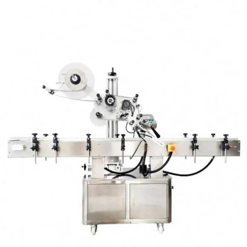 TEBAK SY-300 Fully Automatic Plastic Paper Pouch Sticker Labeling Machine New Automatic Corner Labeling Machine
